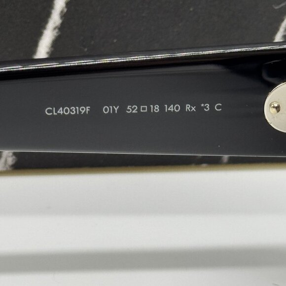 NEW CELINE CL40319F 01Y BLACK GRAY WOMEN SUNGLASSES CELINE - Picture 8 of 10